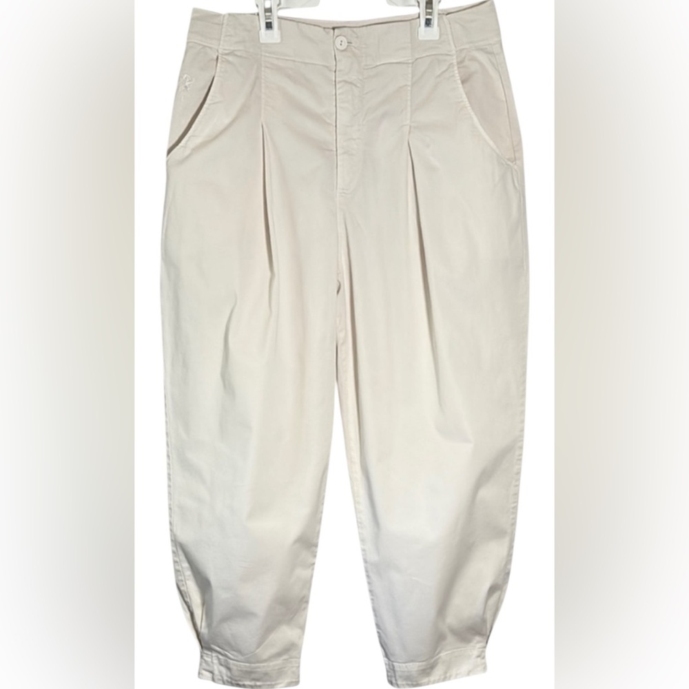 European Culture Cream Chinos Classic Cotton Blend,made in italy